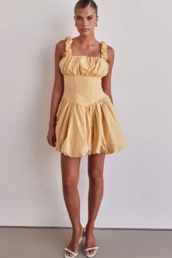 Guinevere Mini Dress (Yellow)