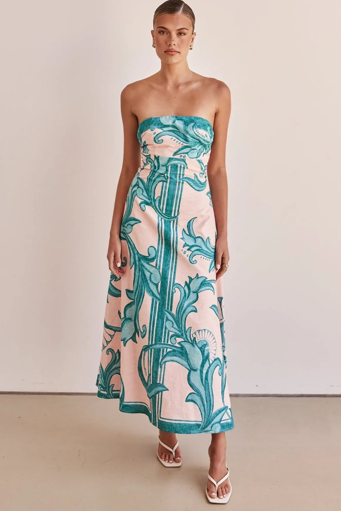 Zayna Midi Dress (Pink)